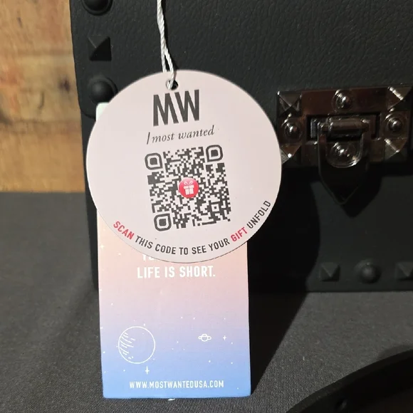 Black Studded Crossbody Bag - Picture 4 of 11